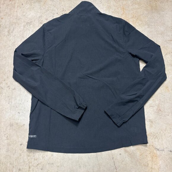 Vuori Venture Track Jacket Mens Small Black Linen Texture Full Zip Athletic NWT - Picture 10 of 10